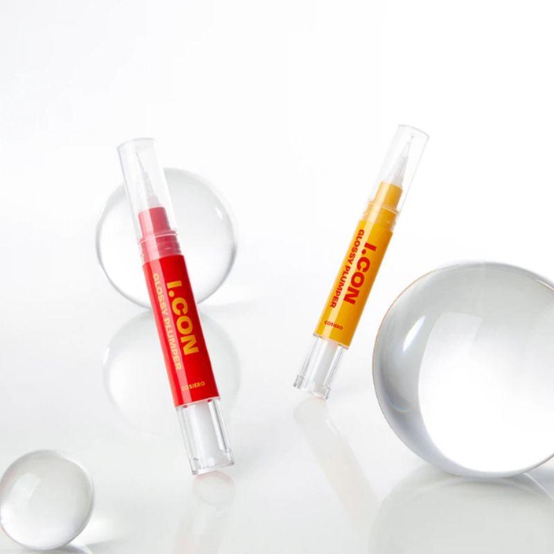 COSiERO Icon Glossy Plumper 4g – High-Shine Plumping Lip Gloss | 2 Shades