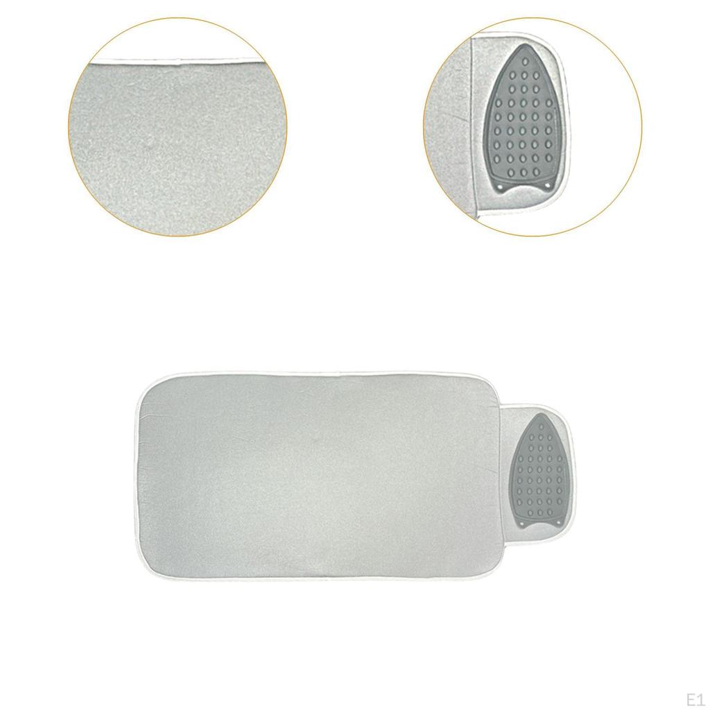 Flat Iron Mat Heat Resistant Multipurpose Anti Scalding Reusable Ironing Pad Large for Curling Irons
