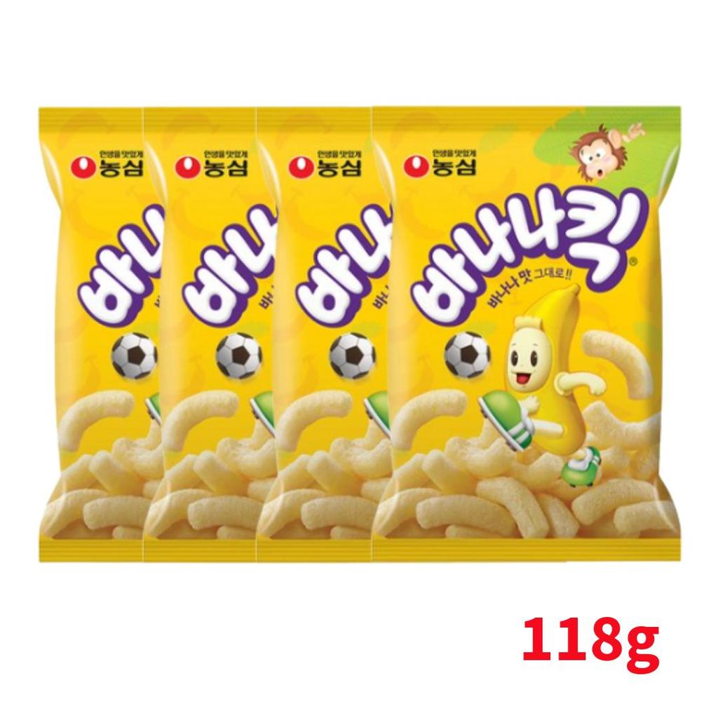 Korean Puff Snack – Banana Kick, Melon Kick (26 Options)