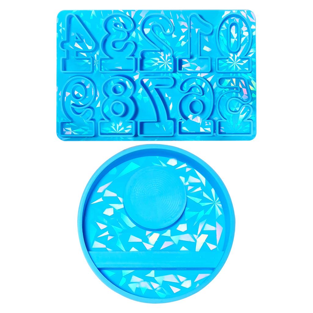 3D подсвечник силиконовая форма декоративная цифра подставка для свечи формы гипсовый подсвечник форма украшения дома формы