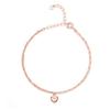 Silver 925 Rose Gold Rb Double Chain Damour Bl253B1006 Women's Bracelet
