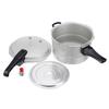 Double Bottom Pressure Cooker Kit Kitchen Bar Aluminum Alloy Pressure Cooker Beans Meats Vegetables Soups Cooking 6.3L