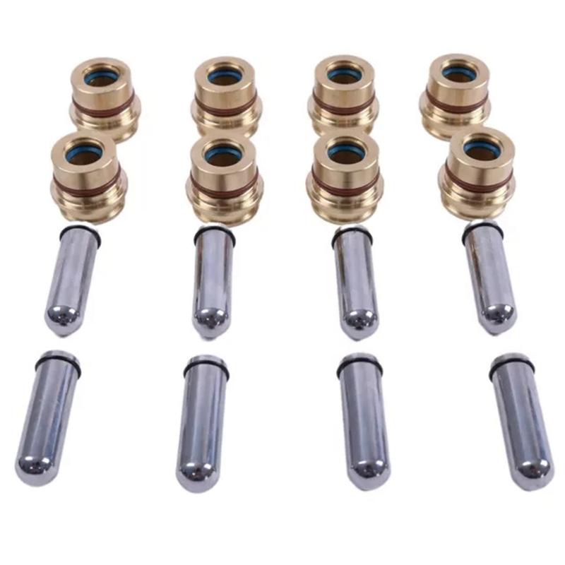 8 Pcs Pilot Valve Pusher 198-1076 1981076 for Caterpillar CAT Excavator 216B3 226B 236B 242B 247B 252B 268B 287B