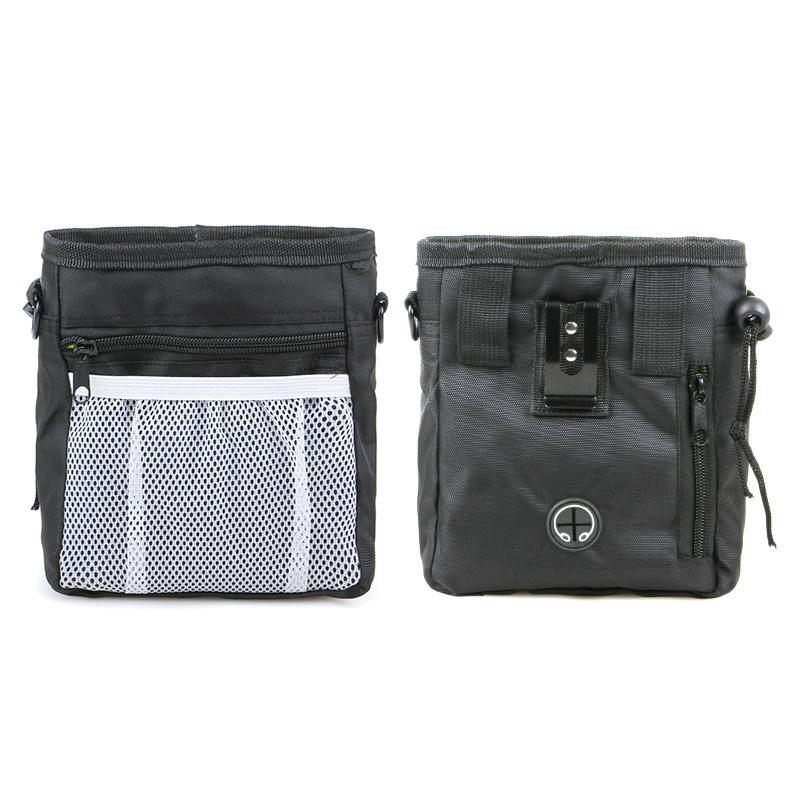 Портативная нейлоновая сумка 18*6*14см с кармашками для вкусняшек, пакетов для уборки на прогулке за собакой