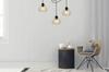 Golden Spider Ceiling Hanging Lamp, Wire Plafon
