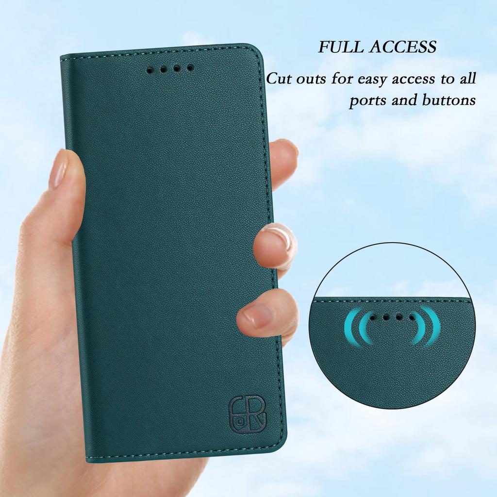 Luxury Leather Case For OnePlus Nord N10 CE4 N30 N300 Nord2T Nord3 OnePlus 10R RFID Blocking Card Slot Magnetic Attraction Stand Shockproof Flip Cover