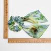Hair Tie for Women, Silk-Like Fabric Soft Touch Hair Rope, Artistic Oil Painting Print Hair Band for Low Ponytail Versatile Hair Accessories