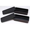 Yamanaka Lacquerware Square Bento Box, Tochigi Wood Grain, M16563-0