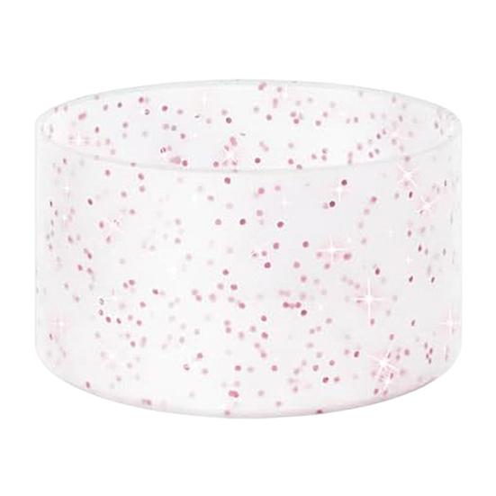 Silicone Cup Sleeve Glitter Anti-Slip Heat Insulation Cover Lightweight Water Bottle Pad