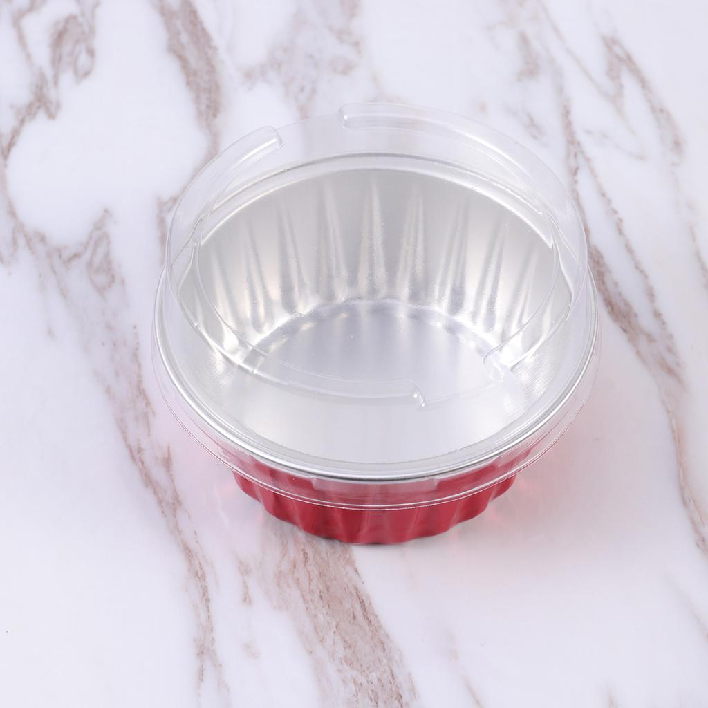 Форма для кексов, десертные формочки, формочки для кексов, упаковочная бумага, алюминиевая фольга с крышками