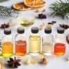 12 шт. 60 мл маленькие стеклянные бутылки с герметичными крышками прозрачные бутылки/флаконы/контейнеры для сока имбиря, зелий, масел
