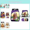 Capybara Animal Pattern Student Backpack With Spacious Design For School Use
