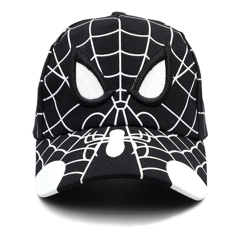 Spider Man Kids Cotton Baseball Cap With Embroidery Sun Hat For Outdoor Play And Sun Protection