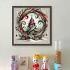 Xmas Printed Cross Stitch Kit DIY 11CT Embroidery Craft Set Home Decor Art