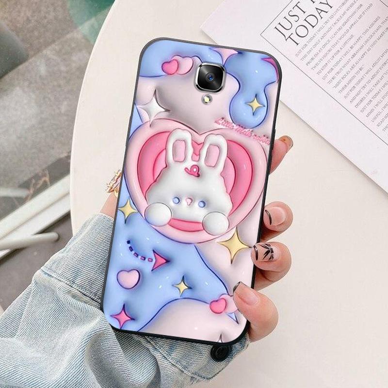 For Oneplus 3 3T Case Soft TPU astronaut Silicone Phone Cover for Oneplus 3 3T 5T Cases Black Bumper Funda One plus 3T 5 T