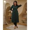 Women Designer A-Line Kurti Dress Indian Party Wear Top Tunic Kurta Pant Set SC-2328