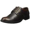 Liberty Healers GAS-C17 Men’s Formal Derby Shoes - Black, Brown - Synthetic Leather Lace-Up with Cushioned Footbed - Stylish Wedding