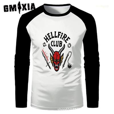 Женские модные повседневные летние однотонные блузки и рубашки с круглым вырезом и длинными рукавами с принтом