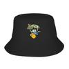 Adventures Time Jake in Pocket Bucket Hats Getaway Headwear Stuff Cartoon Anime Fishing Caps for Girl Session Hats Foldable