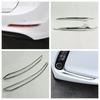 Для Hyundai Elantra 2016 2017 2018 ABS Хром Автомобиль Задний противотуманный фонарь Рамка Крышка Передний противотуманный фонарь Бровь Декоративная наклейка