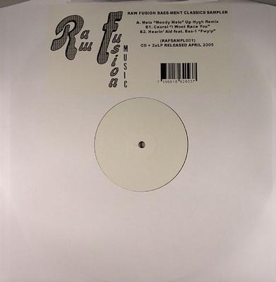 12-дюймовая пластинка VARIOUS - Raw Fusion Bass-Ment Classics Sampl RAFSAMPL001 Raw Fusion Reco 2005 Швеция Танцевальная и Электронная Б/У