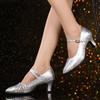Girls Ballroom Latin Tango Modern Dance Shoes Closed Toe Sandals Indoor Dancing Shoes Ladies Shoes