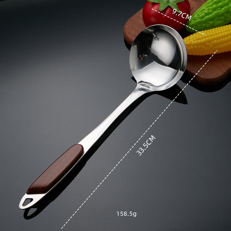 1PC Household Stainless Steel Spatula Spoon Shovel Colander Rice Soup Spoon Cookware Accessories Kitchen Items Kitchen Utensils