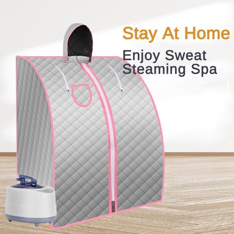 Высокомощная паровая баня для паровой бани и сауны для всего тела, бытовая машина для фумигации после родов для одного человека, 76×88×100 см