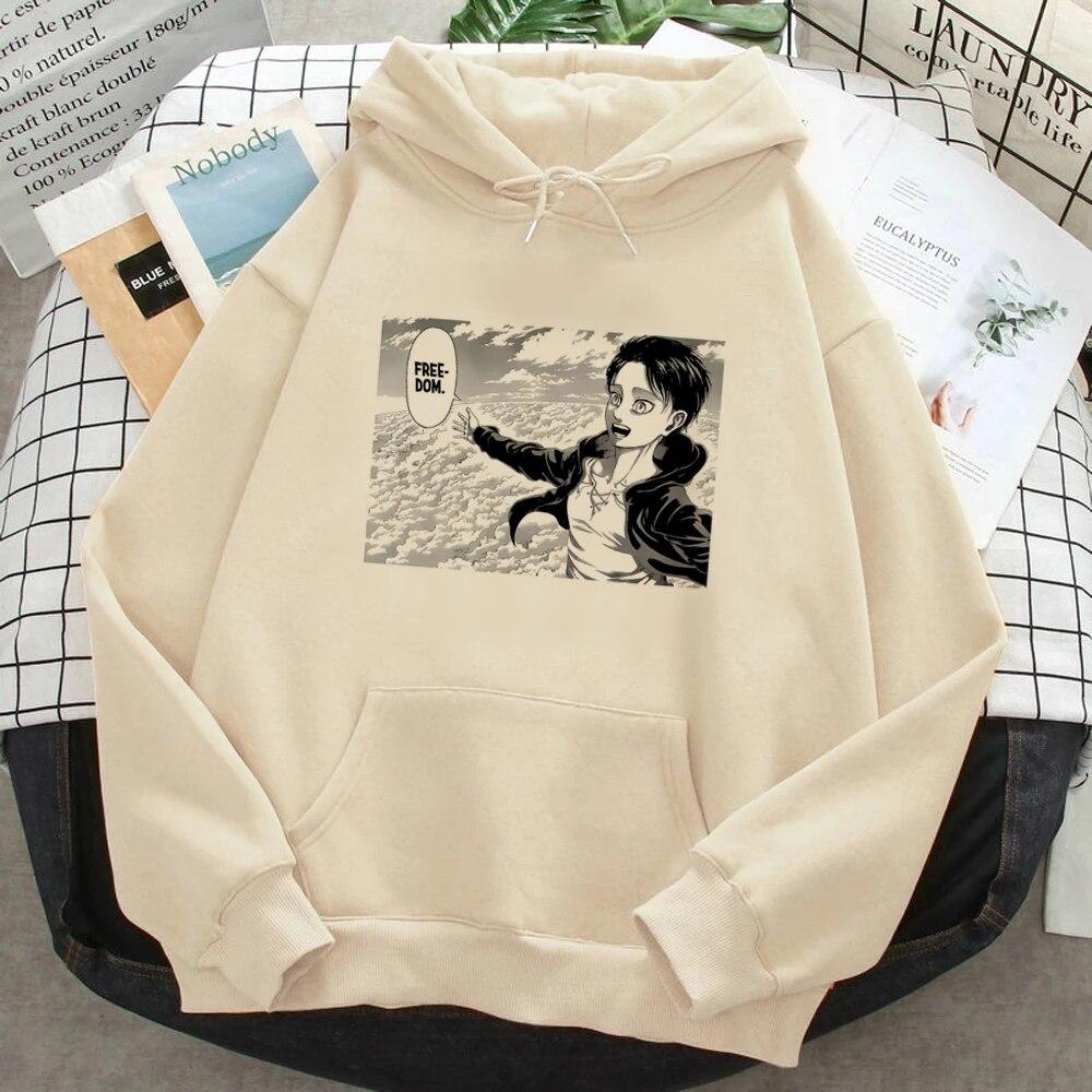 Толстовка унисекс, толстовки с капюшоном Titans Attack, женские японские толстовки в стиле Харадзюку с капюшоном, женские толстовки в стиле Харадзюку