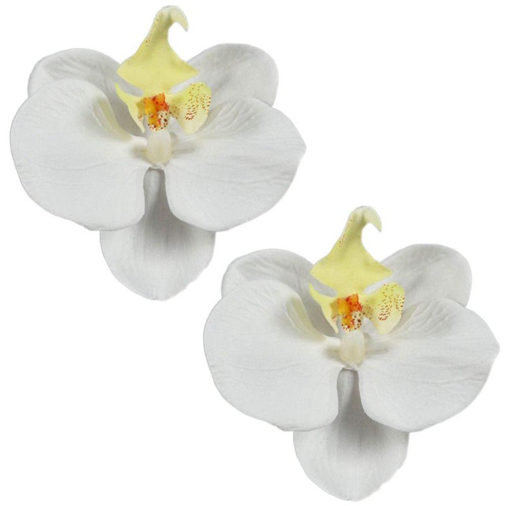 2pcs Korean Style Artificial Butterfly Orchid Decoration Flowers Orchids Car Home Decoration