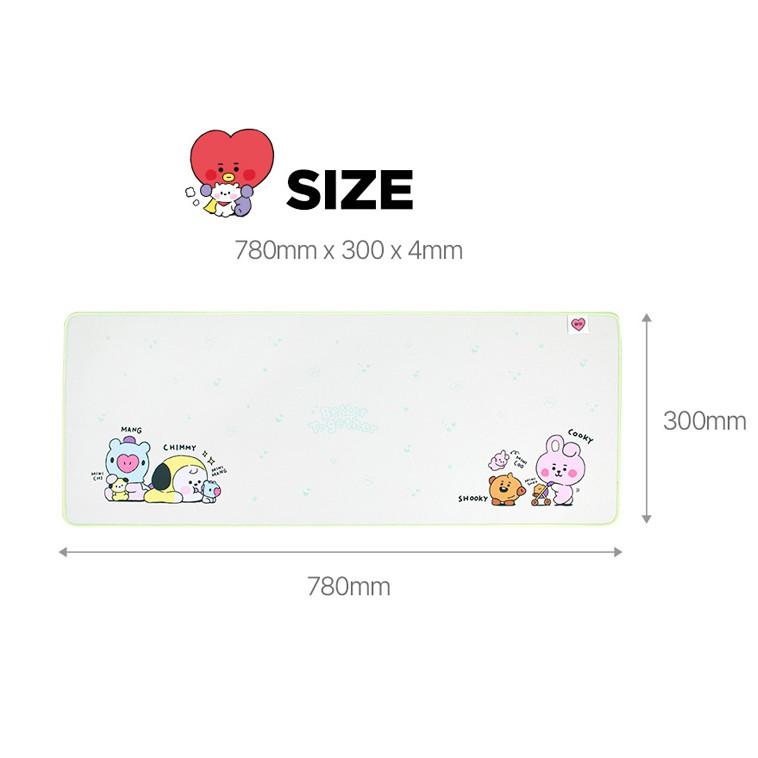 Официальный длинный коврик для мыши BTS BT21 MY Littele Buddy