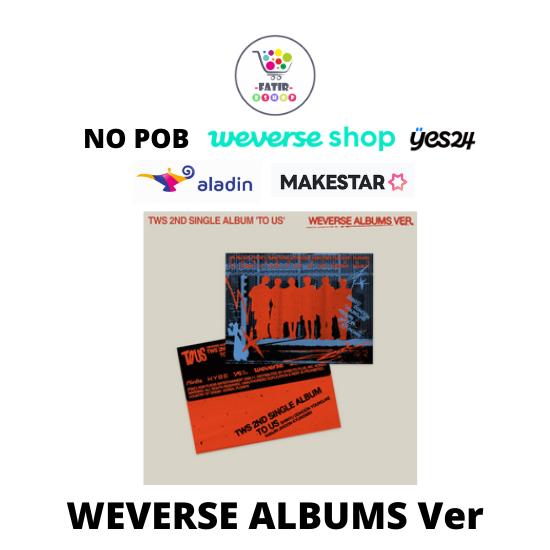 Выберите POB Weverse Albums Версия Альбом 2-го сингла TWS TO US