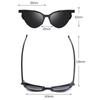 Sophisticated Women Fashion Retro Cat Eye Triangle Sunglasses Colorful Eyewear Glasses