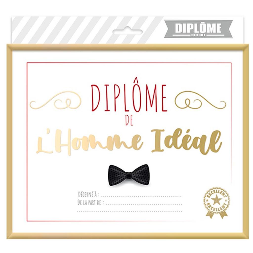 Les Trésors De Lily [A3458] - Разноцветная рамка для диплома «Идеальный мужчина» - 25x20 см