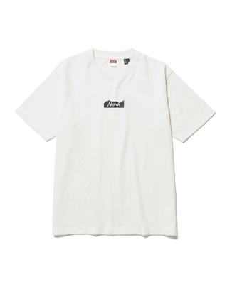 Унисекс Эко Гибридная футболка с логотипом MT ECO HYBRID MT LOGO TEE N1KZ WHT WHT Футболка с коротким рукавом [NANGA]