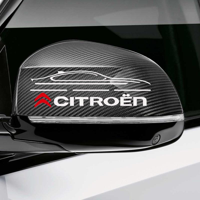 Citroen Car Rearview Mirror Body Trunk DecorationSticker For Citroen C4 C3 C5 C1 C2 Berlingo C-Elysee C4-Picasso C4-Aircross C4L ams236
