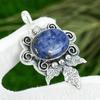 Friendship Day Deal Sterling Silver Natural Sodalite Unique Wife Pendant Jewelry