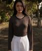 DEHEVE Soft Stripe Long Sleeve [Brown]