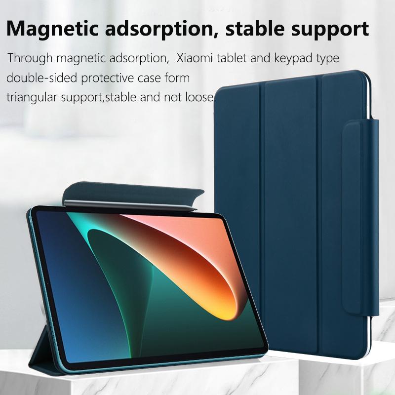 Деформированный чехол-подставка для XiaoMi Pad 5 5Pro, магнитная защитная сумка для планшета для Pad5Pro, 11 дюймов, откидная крышка для бизнеса, Mi Pad5 Pro12.4