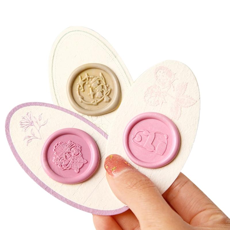 Double-Sided Stickers Round Adhesive Dots for Wax Seal 10Sheets (100pcs) Improve DIY Project Craft Adhesive Waxing
