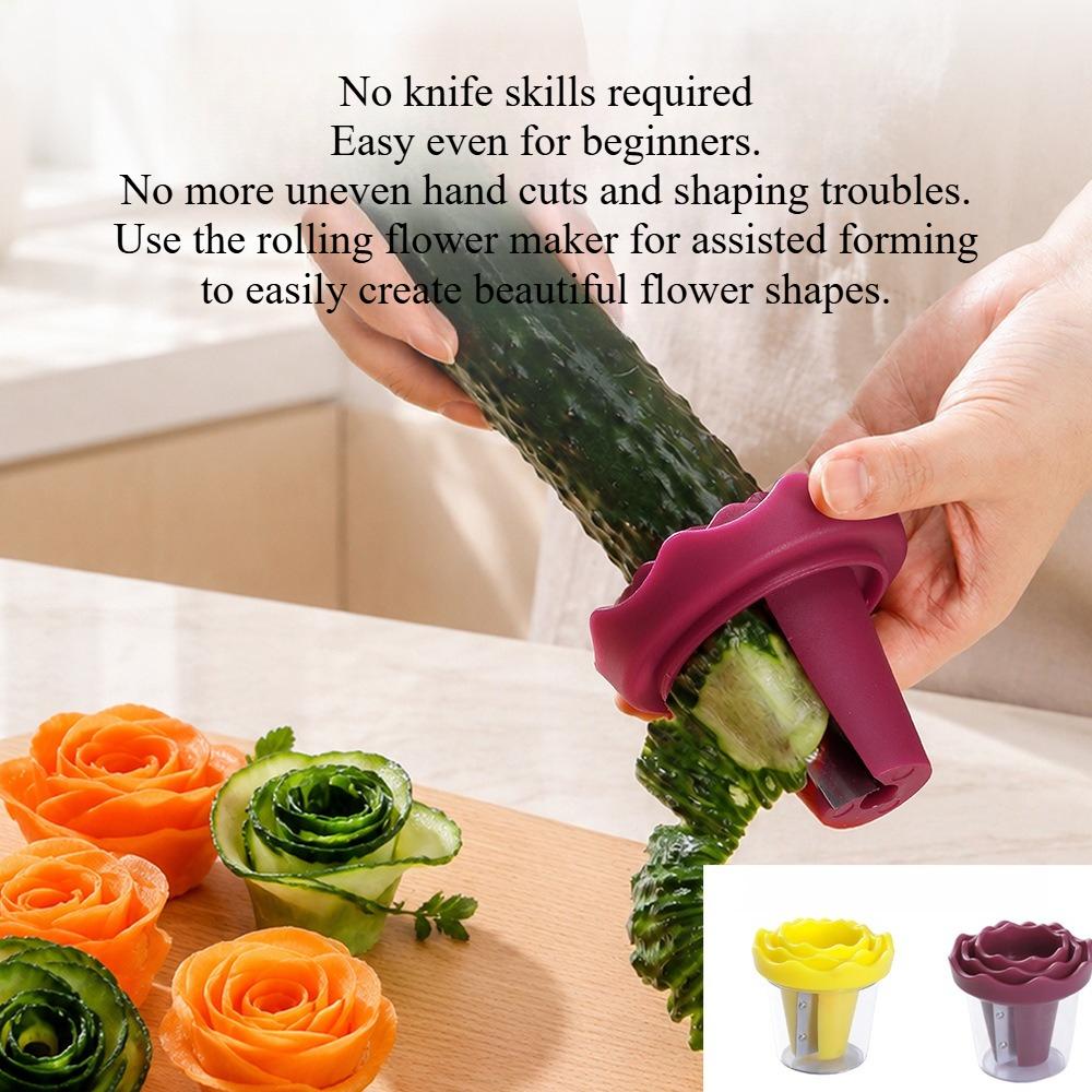 New Vegetable Curler Spiral Slicer Kitchen Gadget Fruit Carving Tool LYWJ-Q-22