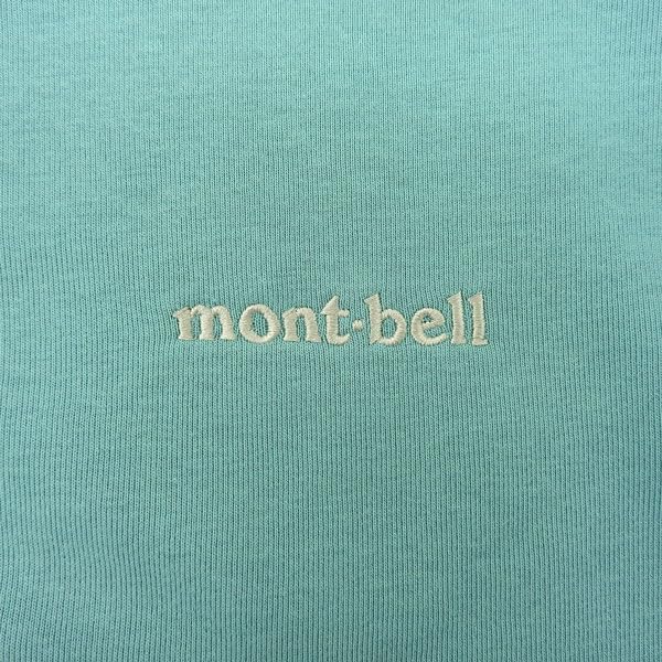 Montbell хлопковая толстовка с карманом-кенгуру защита от УФ 2104648 светло-голубой