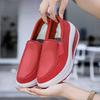 Fashion Women Fashion Platform Sneakers Women Autumn Slip On Retro Casual Flats Nurse Shoes Ladies Non Slip Thick Sole Walking Shoes 43