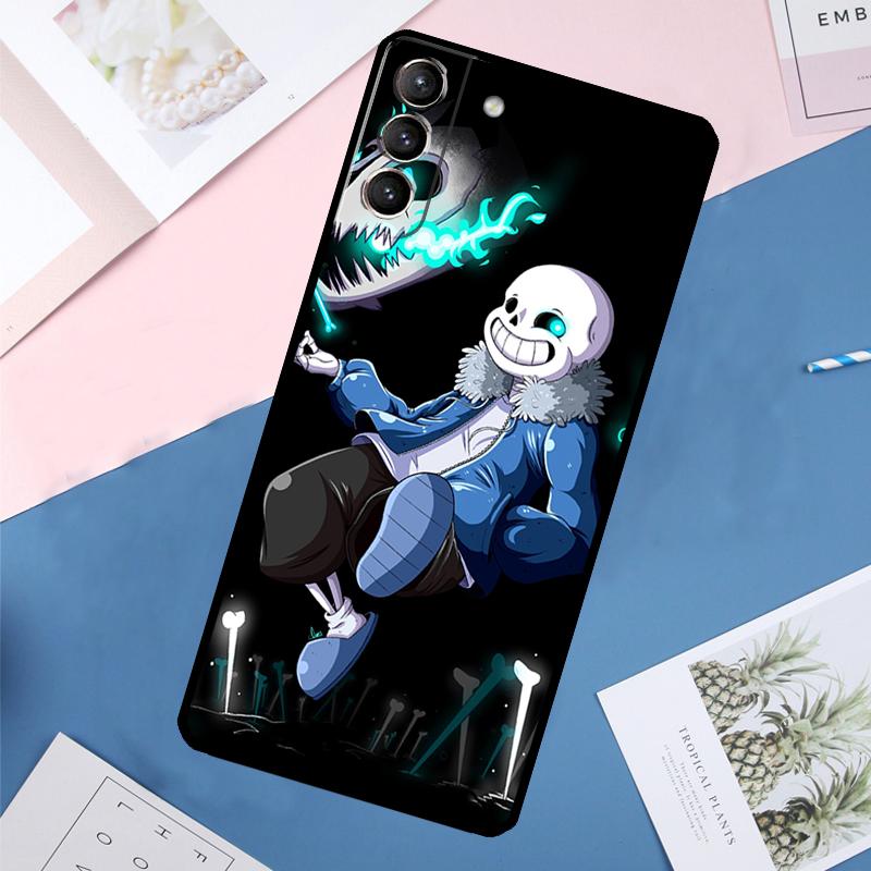 Чехол Undertale Sans для Samsung Galaxy S23 S22 S24 Ultra Note 20 S20 S21 FE S9 S10 Note 10 Plus Задняя крышка