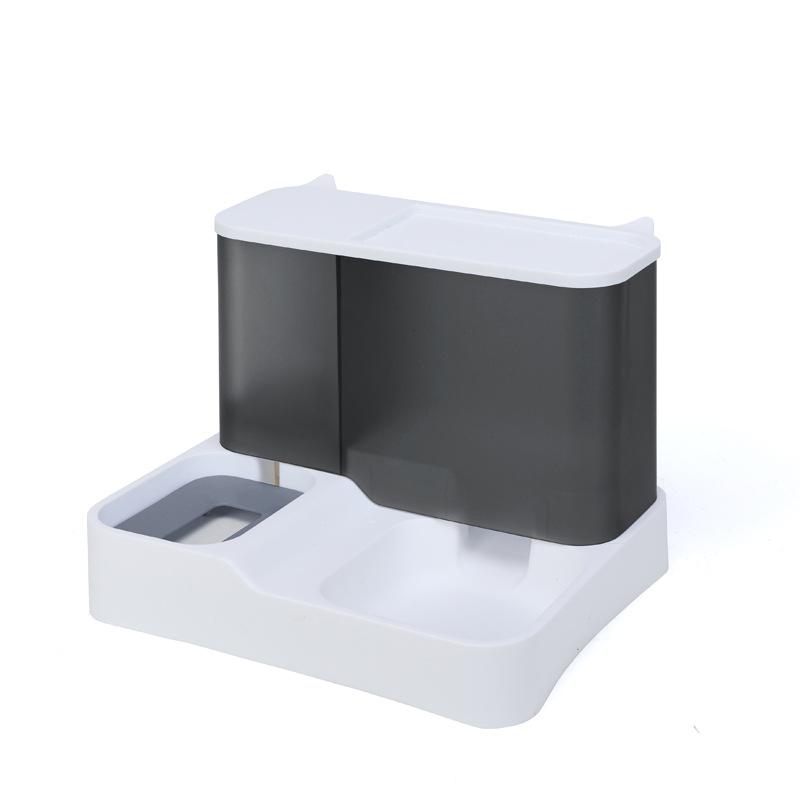 Товары для кормления и поения домашних животных, кошек и собак, автоматическая кормушка для кошек, дозатор еды, миска для питья и воды 2 в 1, большая емкость, товары