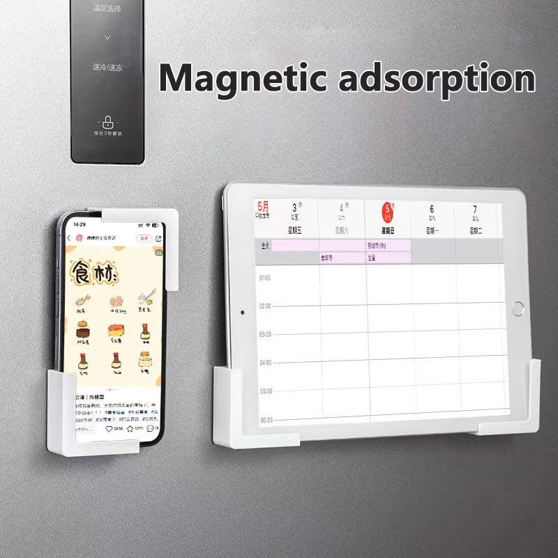 Многофункциональный настенный держатель для телефона, планшета, подставка для зарядки, держатель для очков, для кухни, кровати, офиса, гостиной