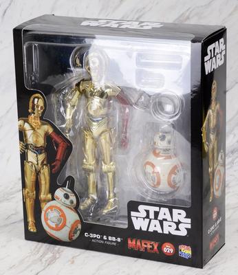 MAFEX C-3PO & BB-8 НАБОР «Звёздные войны»: «Пробуждение Силы» Немасштабные окрашенные экшн-фигурки из АБС-пластика и АТБС-ПВХ