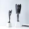 Безголовый Ангел Абстрактные Фигуры Скульптура Украшения Настольное Украшение Чугунная Статуэтка Ангела Персонажа Ремесла Современный Домашний Декор