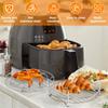Air Fryer Stainless Steel Rack Tray&Steaming Racks Air Fryer Tools Baking Pan BBQ Gril Baking Cooker Accessories Cooking Tools