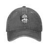 RedUnisex HipHop  Shopping And Dating Baseball cap WearResistant And Durable Lazy Style Denim FlatBrim Hat